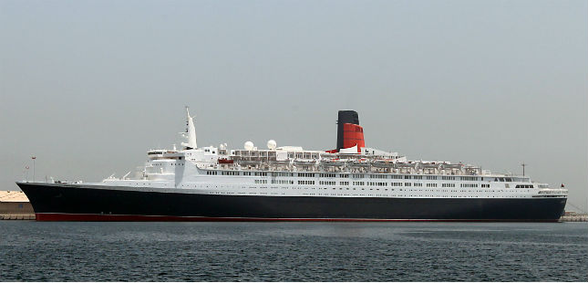 QE2's final home is Middle East