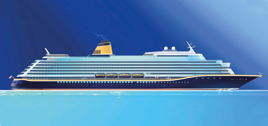 saga cruise ship capacity