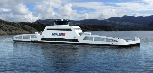 First electric car ferry