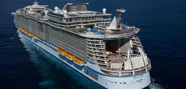 Oasis of the Seas sails in Europe 