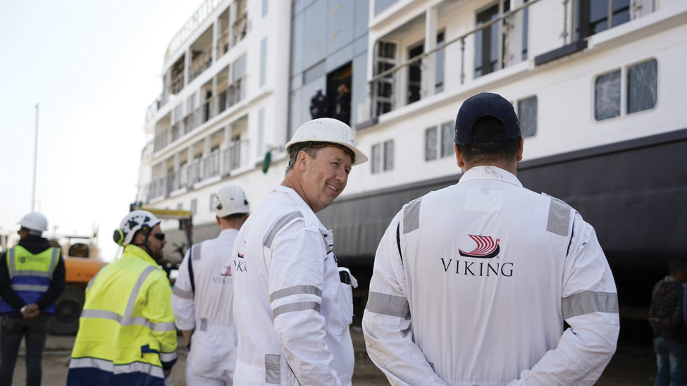 Viking Cruises Nile River cruise ship, Viking Hathor Massara shipyard