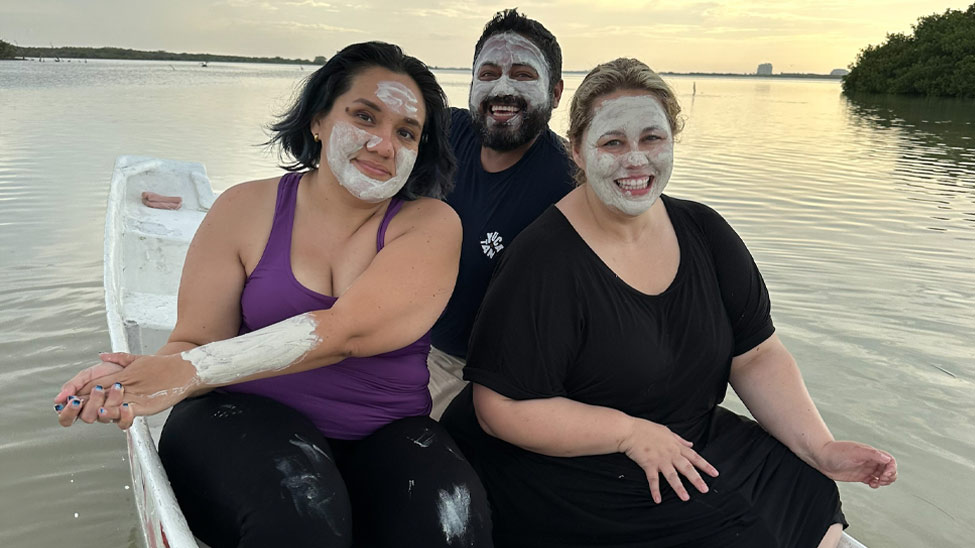 A mud bath in Yucatán México