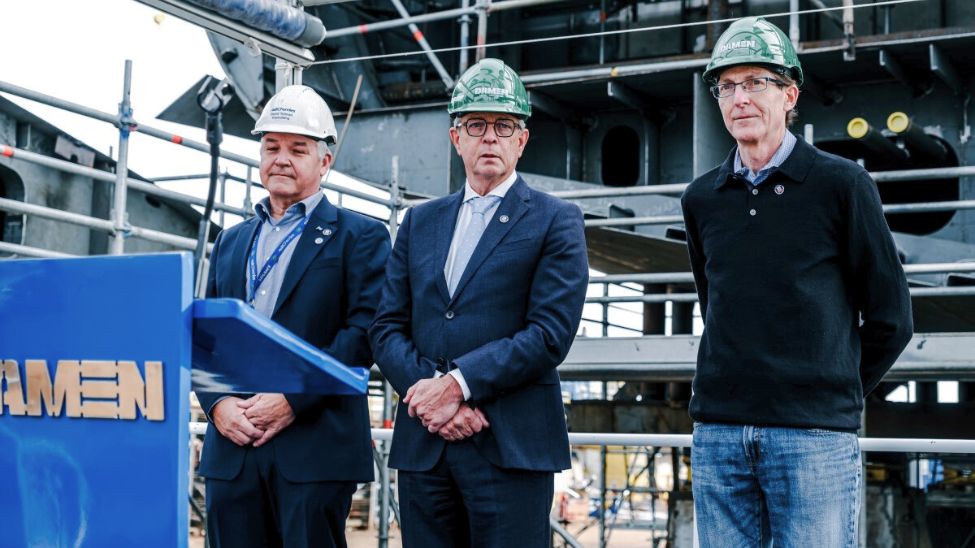 BC Ferries Damen Keel Laying