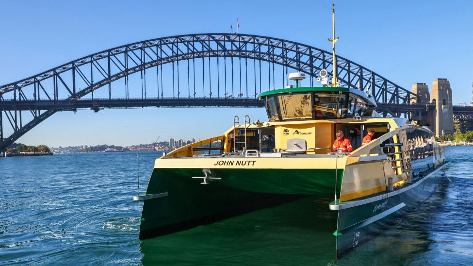 Parramatta-class ferry by Incat Crowther Sydney Australia