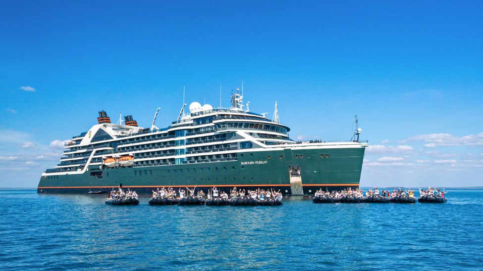 Seabourn Pursuit naming ceremony Ngula Jar Island Australia