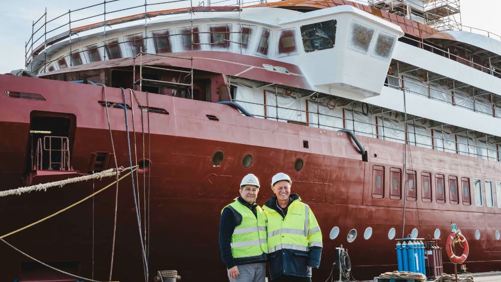 Windstar Cruises Star Seeker float out